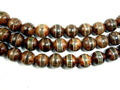 Tibetan Agate Beads, Round, 10mm-BeadBasic