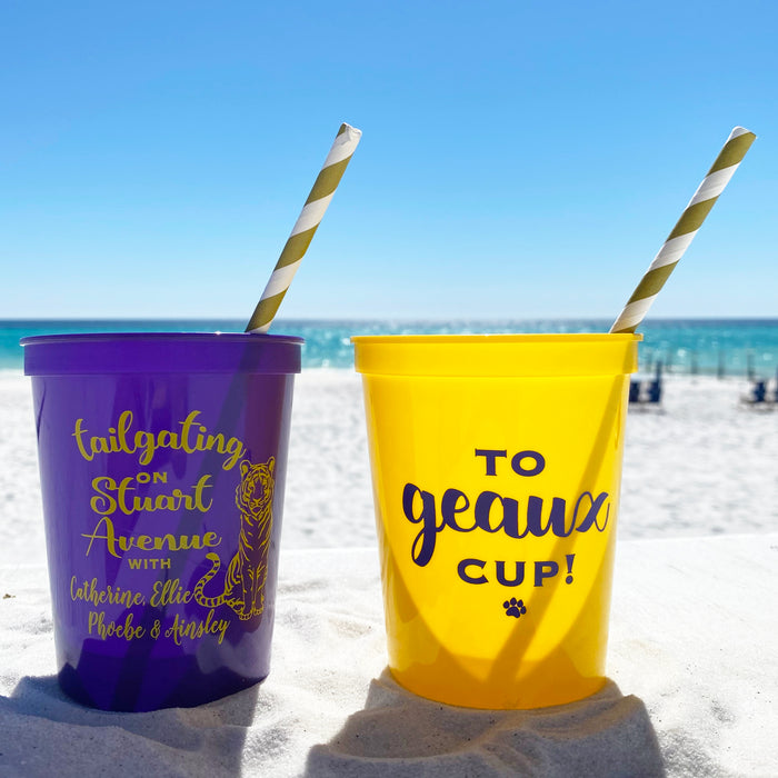 "To Geaux" Stadium Cups