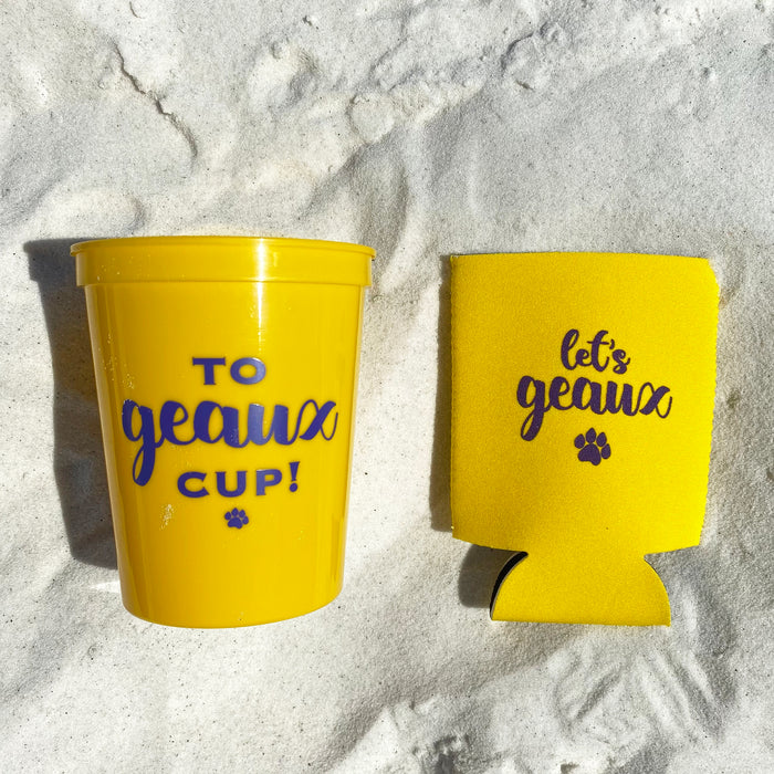 "To Geaux" Stadium Cups