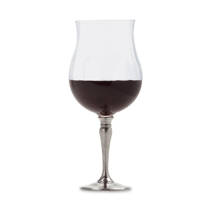 Tulip Red Wine Glass by Match Pewter