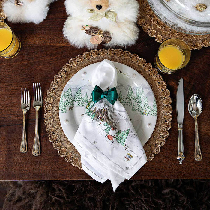 Tuxedo Napkin Ring - Green by Juliska Additional Image-4