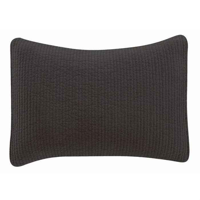 Velvet Quilted King Pillow Shams - Stonewashed in 9 Colors - Your Western Decor, LLC