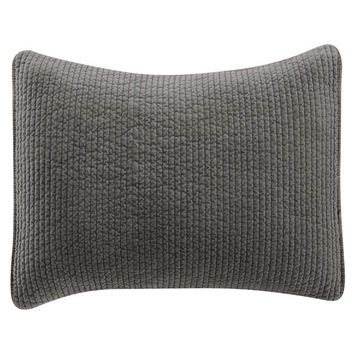 Velvet Quilted King Pillow Shams - Stonewashed in 9 Colors - Your Western Decor, LLC