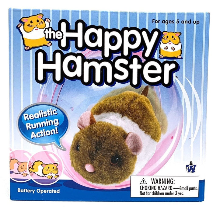 Westminster 701833 The Happy Hamster Mechanical Toy, Multicolor