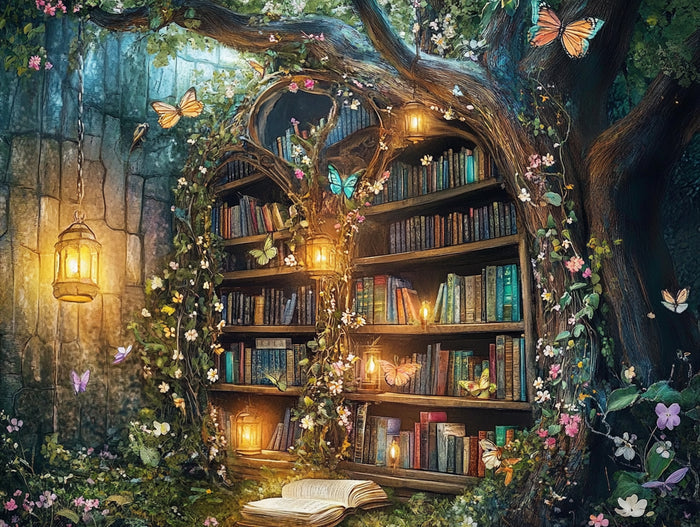Whimsical Hidden Library