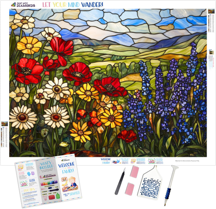 Wildflower Symphony in Glass
