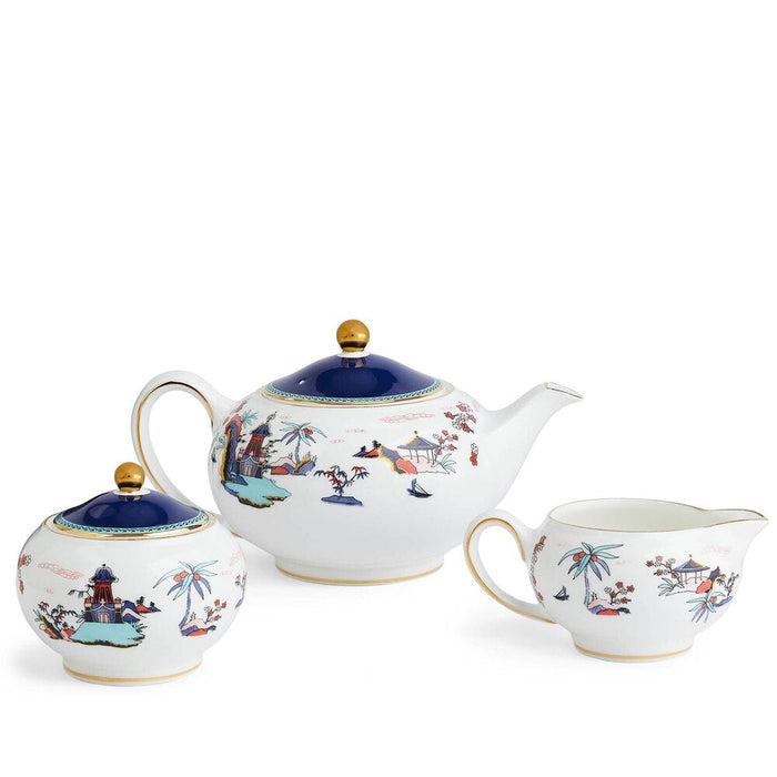 Wonderlust Blue Pagoda 3 Piece Set by Wedgwood Additional Image - 5